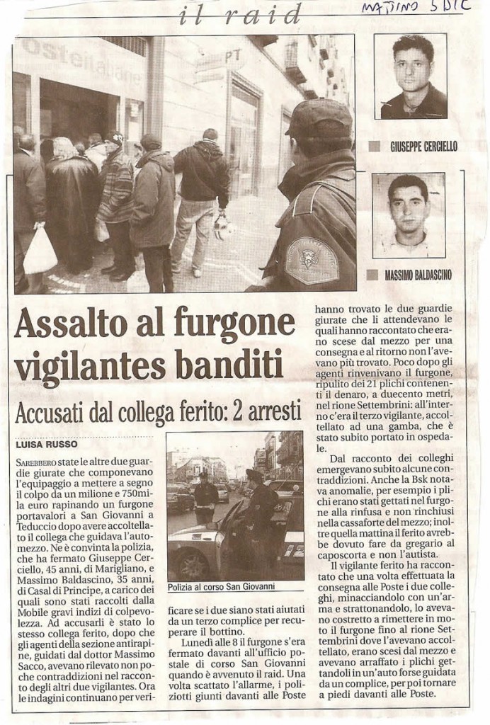 Assalto al furgone