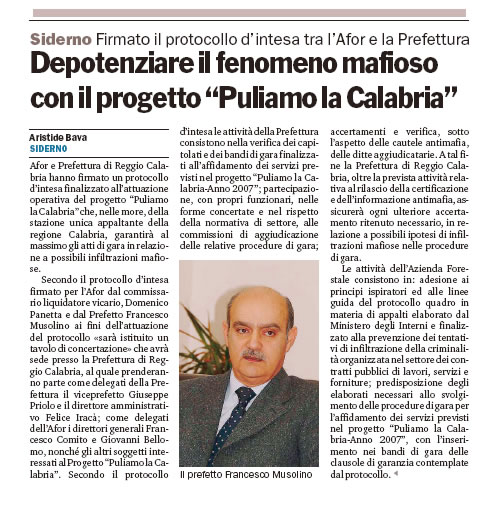 Depotenziare il fenomeno mafioso