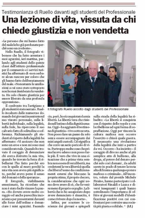 Una lezione di vita