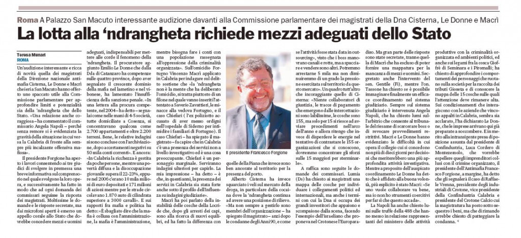 Lotta alla 'ndrangheta