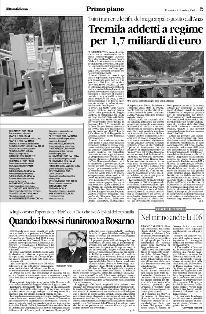 Appalto ANAS