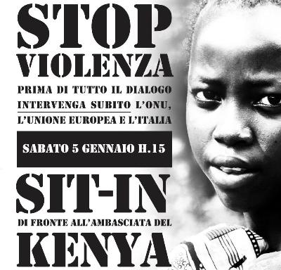 Kenya, sit in contro la violenza