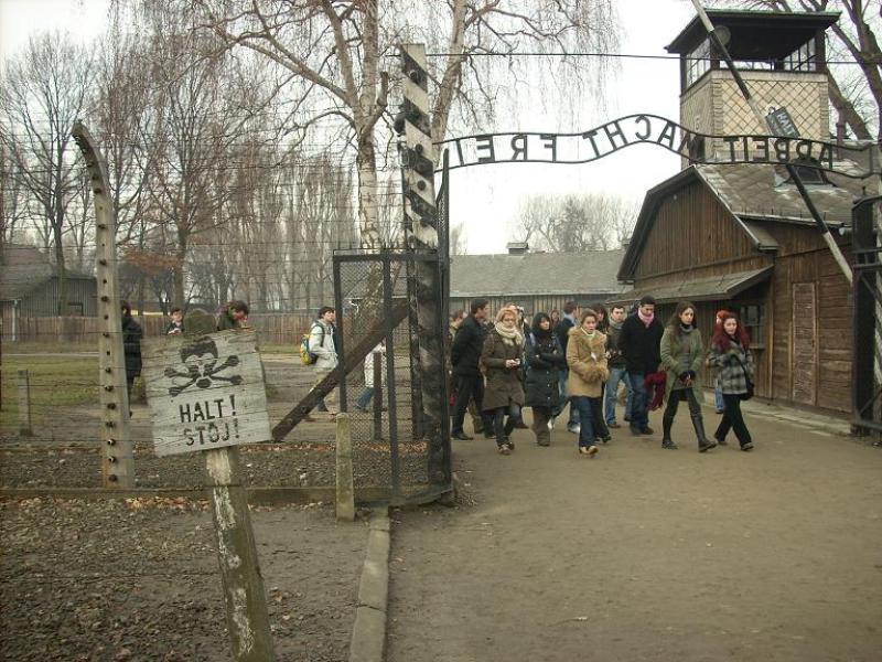 L′entrata di Auschwitz