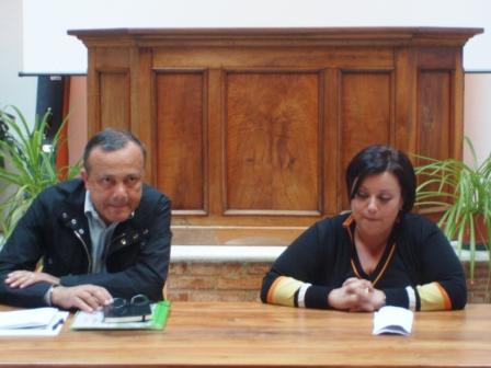 Da sinistra: Giovanni Impastato e Margherita Asta