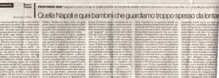 Quella Napoli e quei bambini che guardano spesso troppo lontano