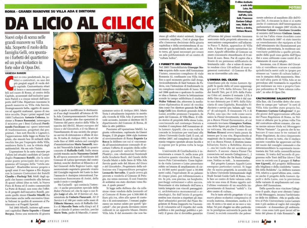 Da Licio al Cilicio