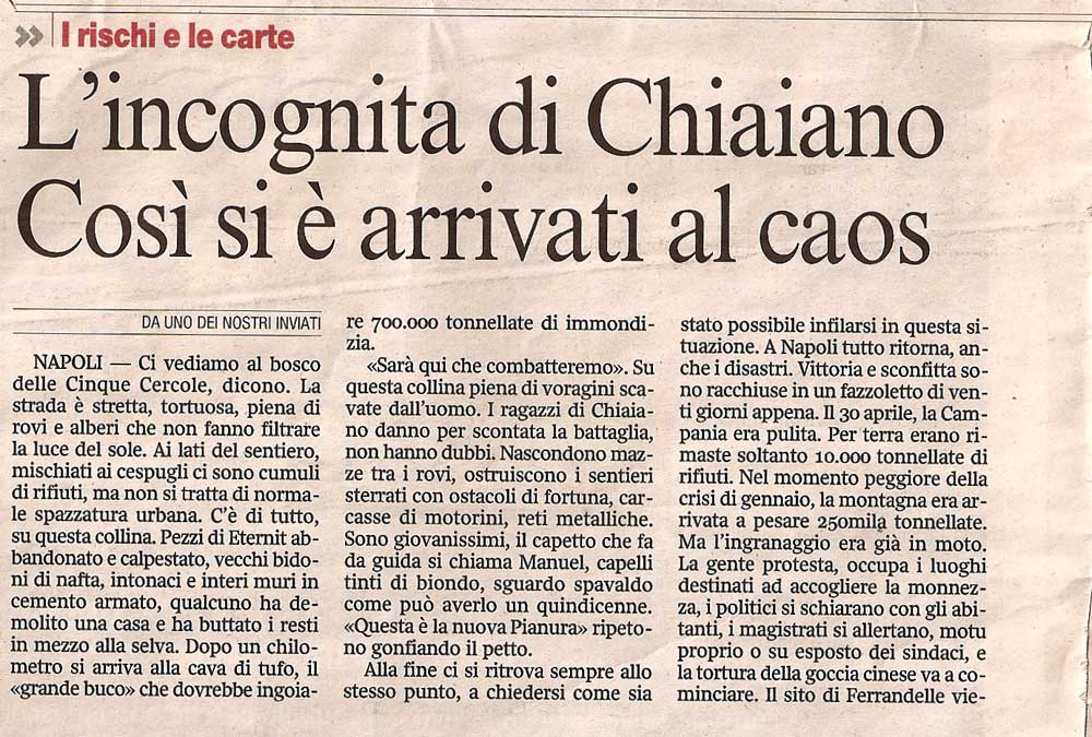 L'incognita di Chiaiano, così si è arrivati al caos