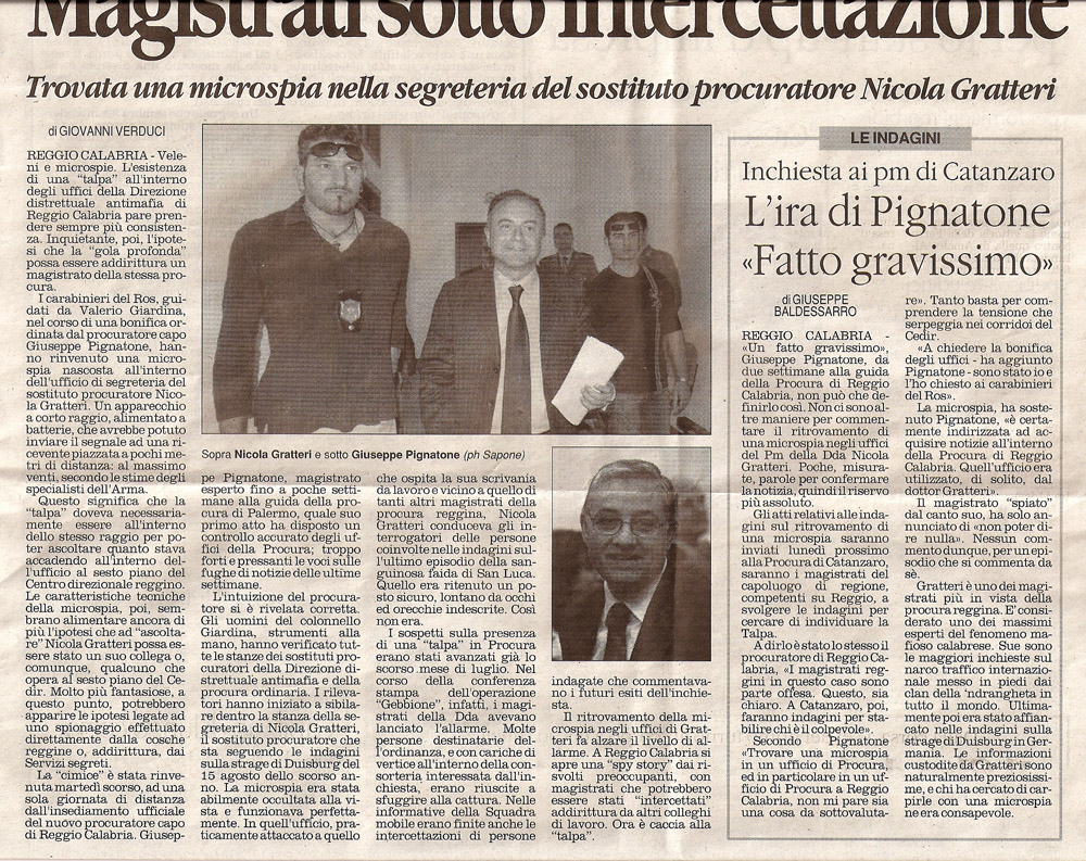 Clicca sull'immagine o sull'allegato a fianco per leggere l'articolo