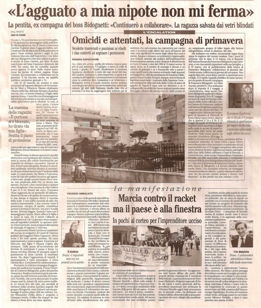 «L'agguato a mia nipote non mi ferma»