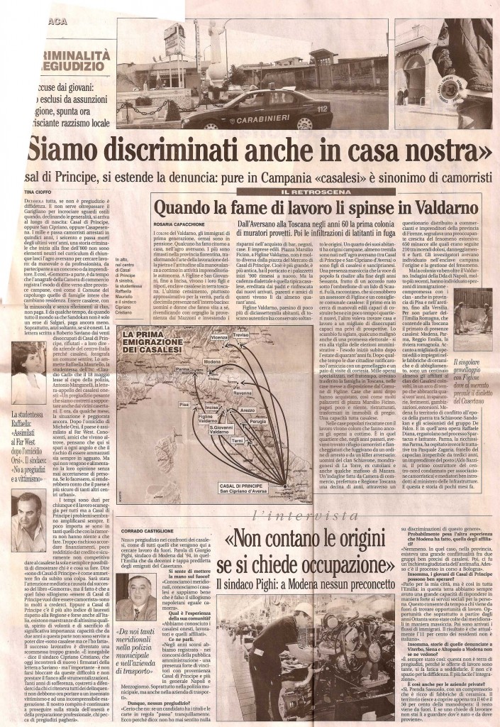 «Siamo discriminati anche a casa nostra»