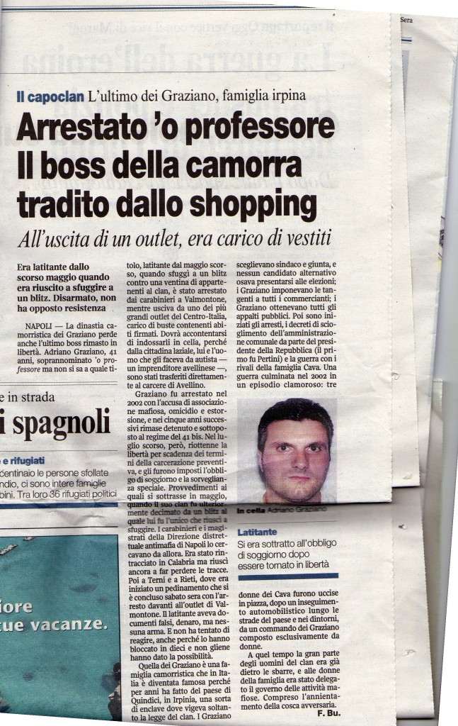 Arrestato il boss della camorra “o professore”