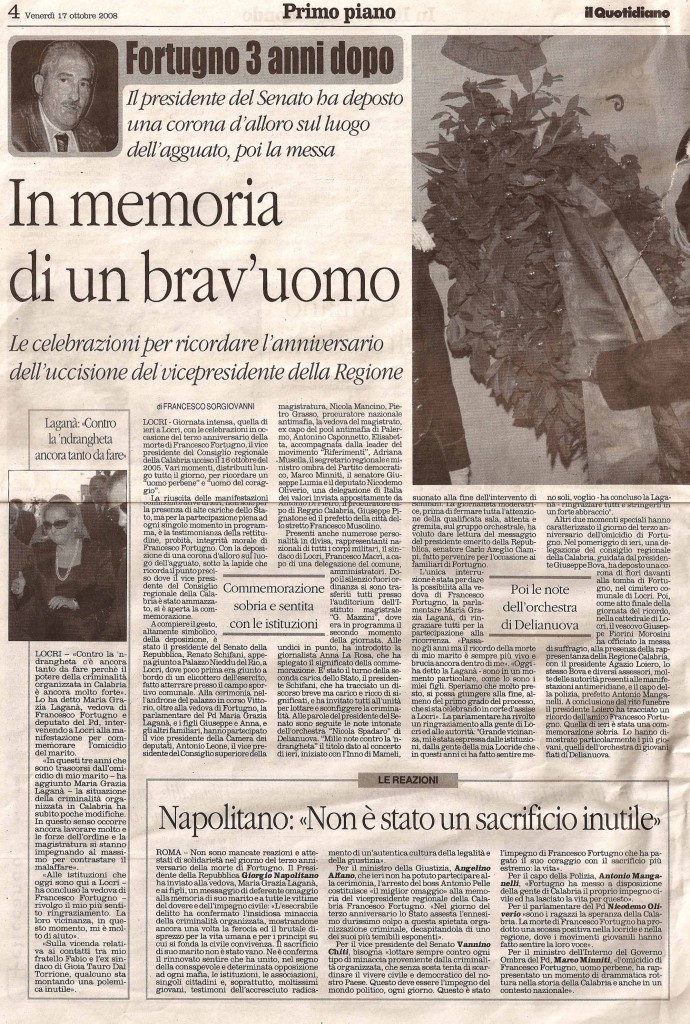 In memoria di un brav'uomo