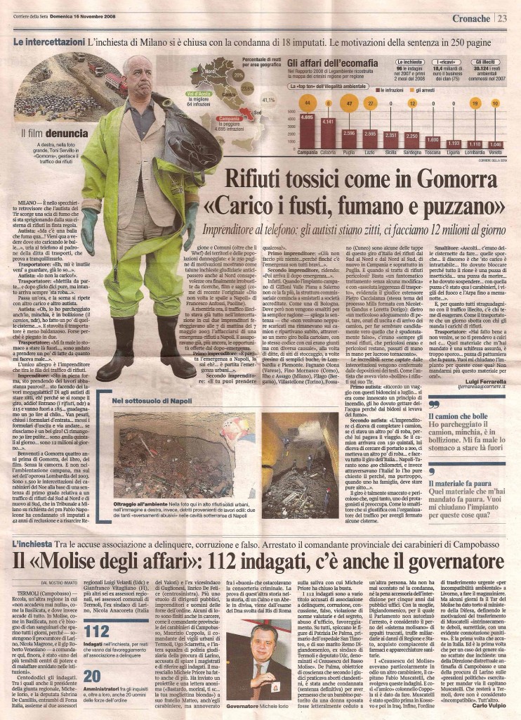 Rifiuti tossici come in Gomorra "Carico i fusti, fumano e puzzano"