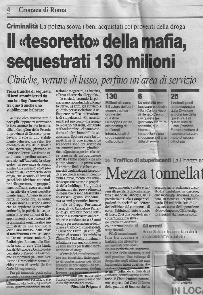 Il "tesoretto" della mafia, sequestrati 130 milioni