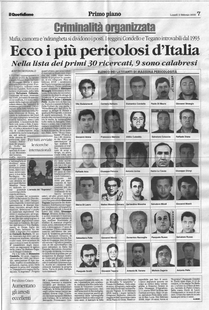 Ecco i più pericolosi d'Italia