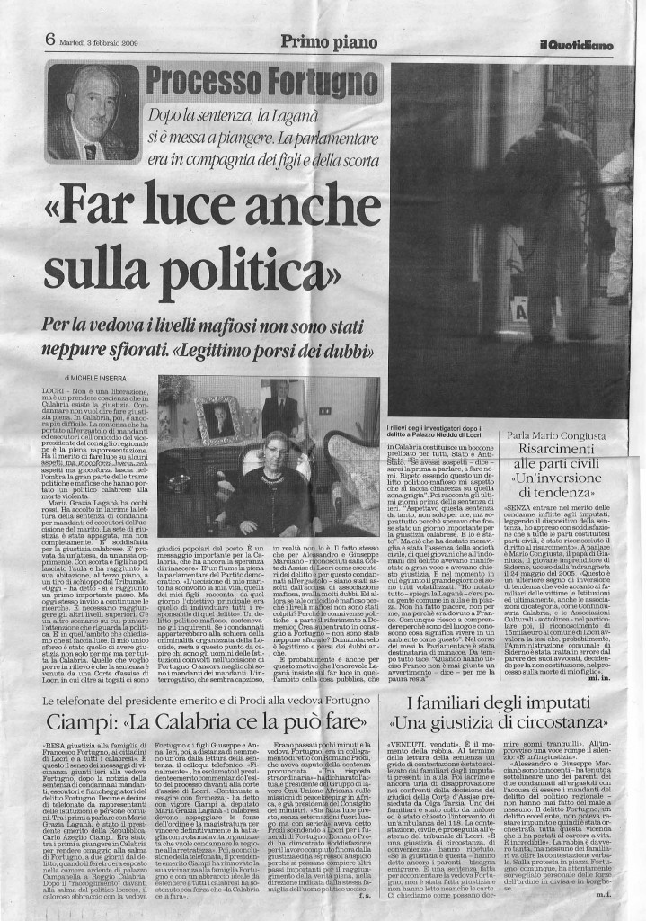 "Far luce anche sulla politica"