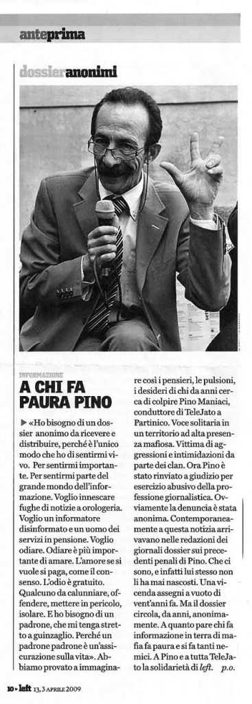 A chi fa paura Pino