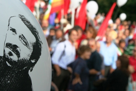 Ponteranica, manifestazione per Impastato