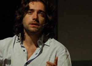 L'attore Giulio Cavalli