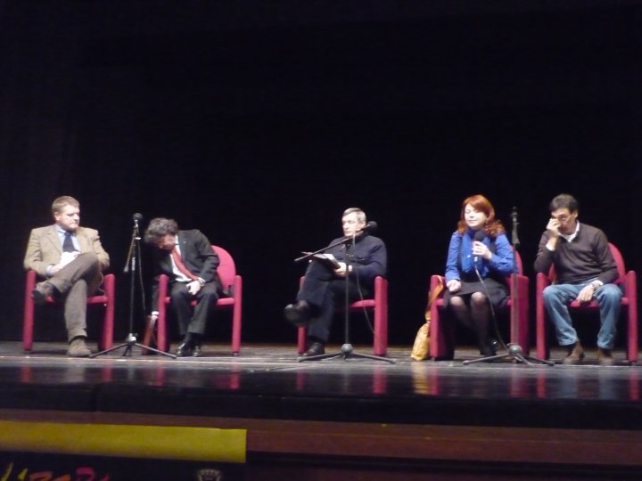 Un momento dell'incontro (Foto di Giuseppe Pellegrino)