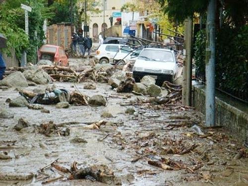 La frana a Ischia