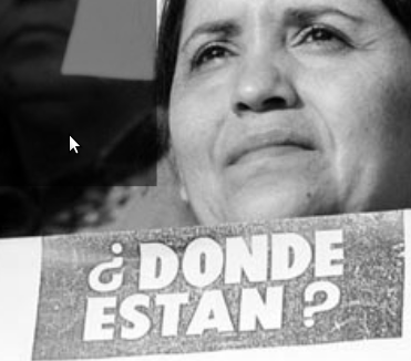 Manifestazione per ricordare i desaparecidos