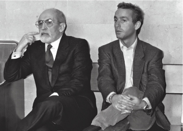 Massimo Ciancimino con il padre Vito