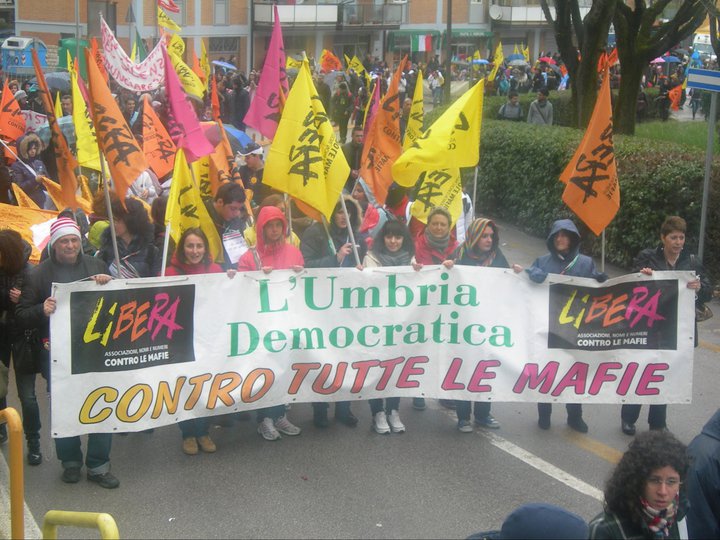 Libera Umbria a Potenza (Foto a cura del presidio di Libera Marsciano)