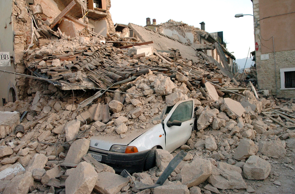 Immagini del terremoto