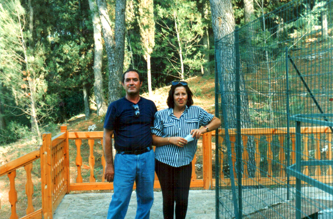 Saverio Liardo con la moglie Cettina Saita