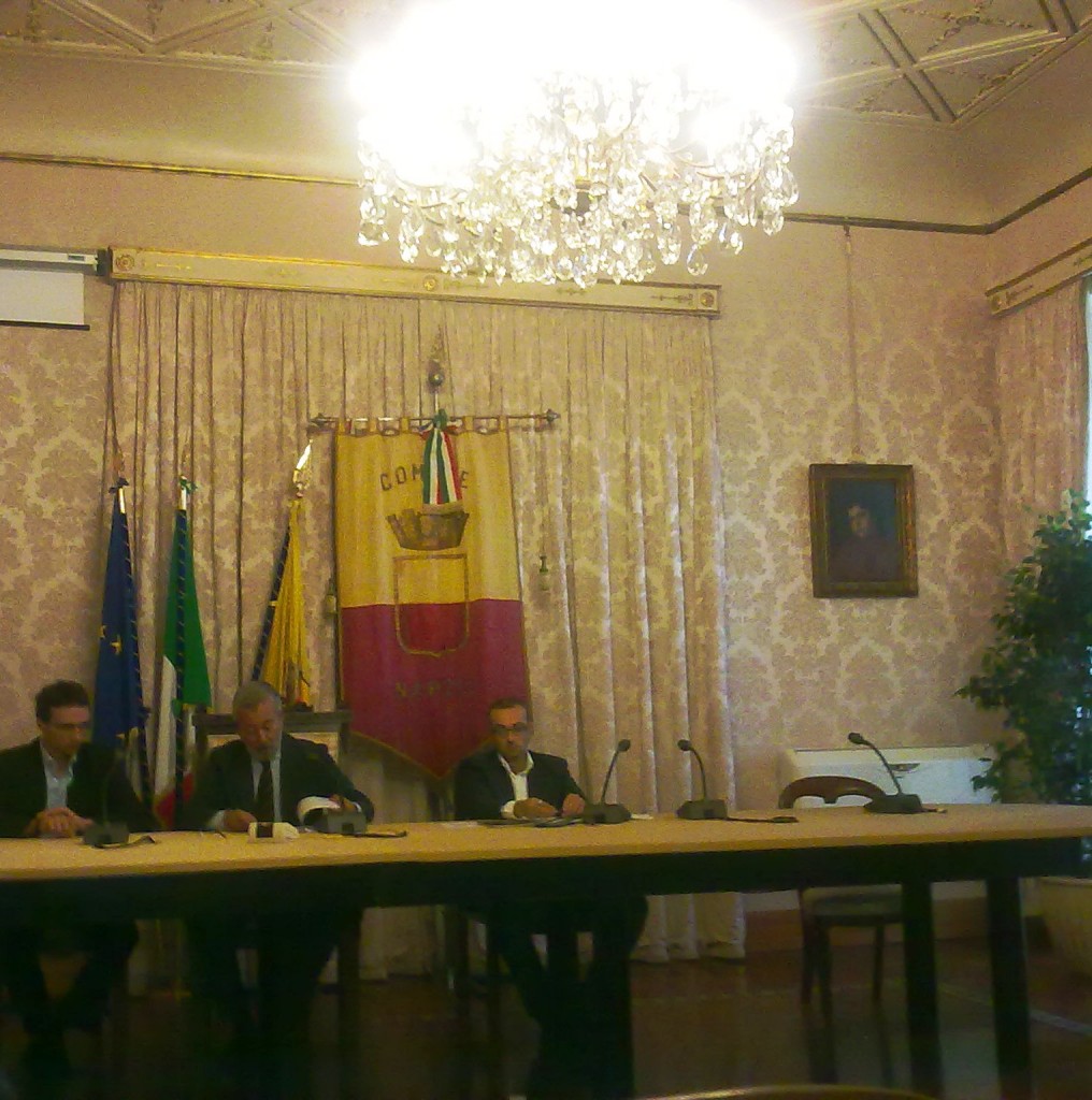 La presentazione della delibera antiracket a Napoli