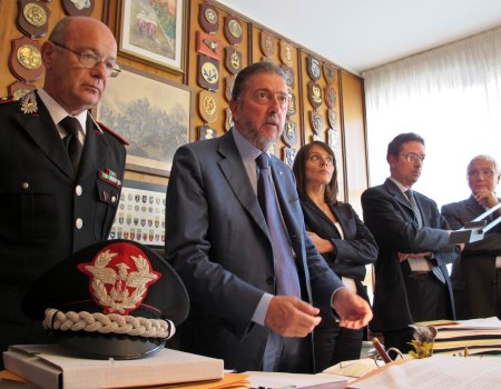 I coinvolti nella retata
