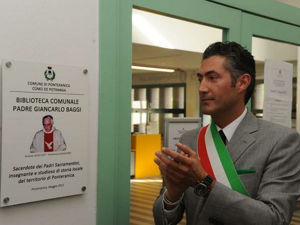 Il sindaco Cristiano Aldegani