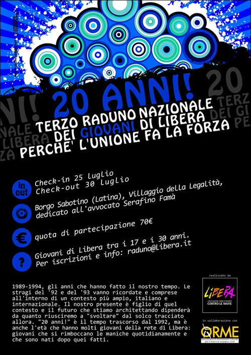 Raduno giovani di Libera