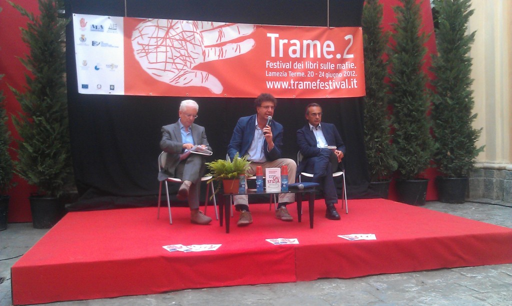 Festival "Trame" Un momento del dibattito (Foto a cura di M. Mancini)