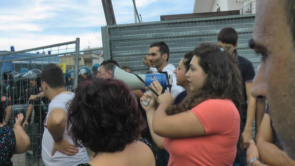 La manifestazione a Casal di Principe