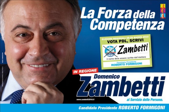 Domenico Zambetti elettorale