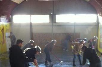 Lavori di riparazione del bene confiscato a Borgo Sabotino