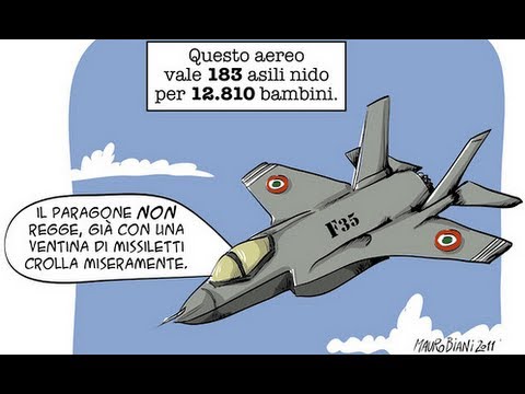 Don Ciotti: "Non abbiamo bisogno di 95 cacciabombardieri F 35"
