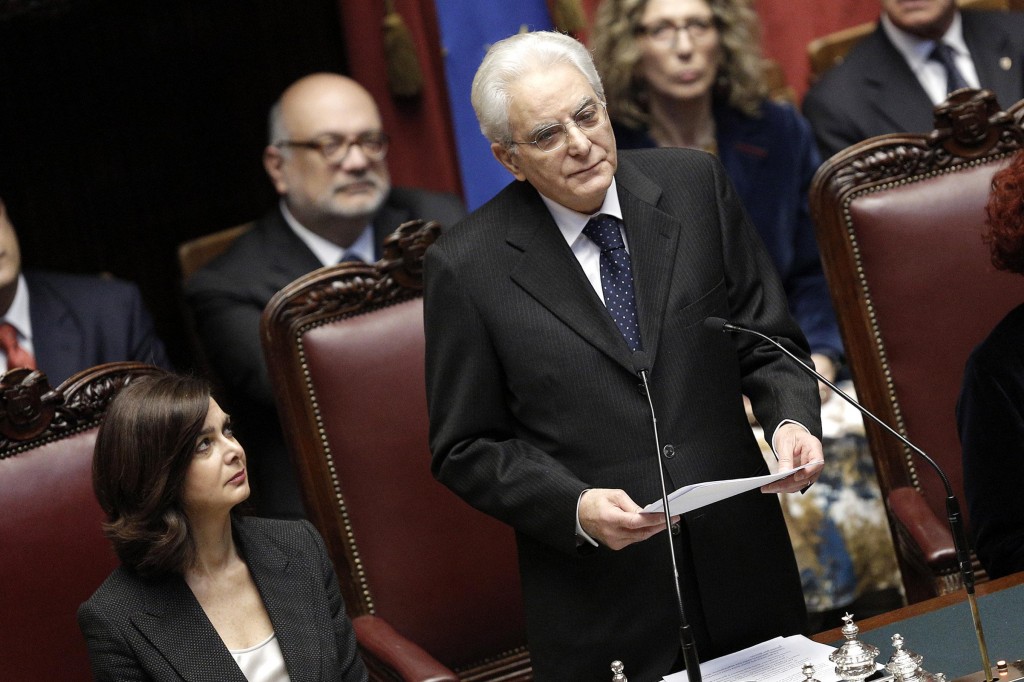 President Mattarella sworn in