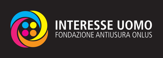 Interesse uomo logo singolo