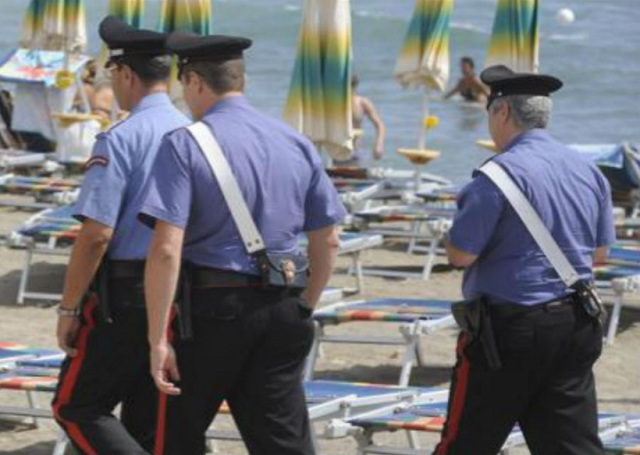 Carabinieri spiaggia