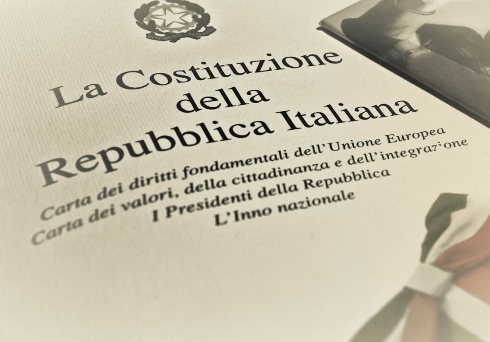 La costituzione italiana