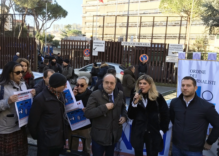‘Scorta mediatica’ per Federica Angeli il 19 febbraio a piazzale Clodio