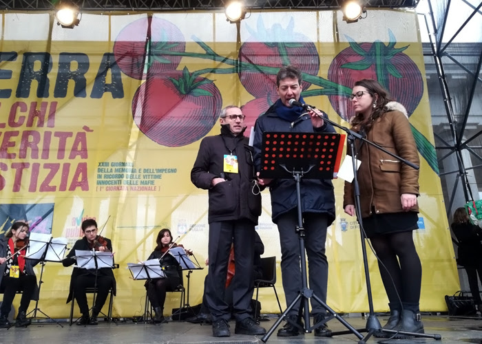 Mafia, i giornalisti in piazza con Libera