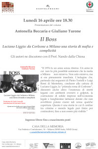 Microsoft Word - presenzazione volume IL Boss