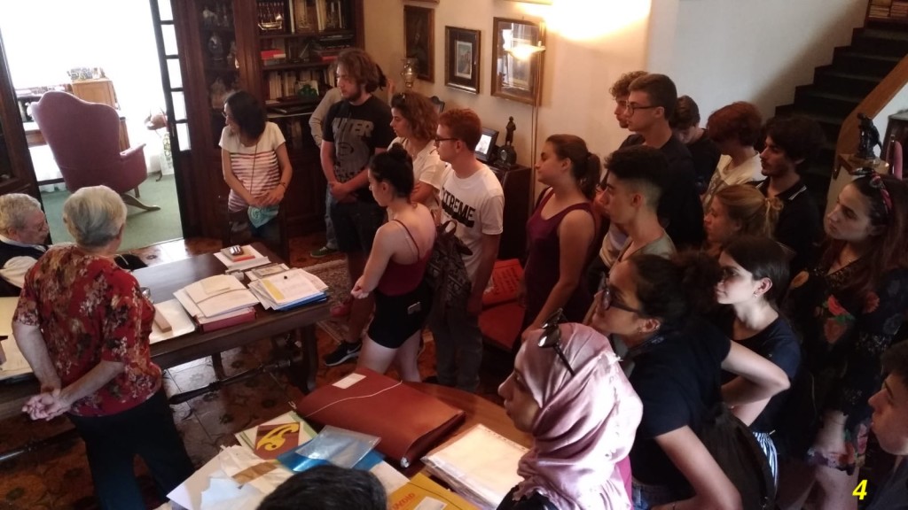 Pippo Fava e la IV G del liceo Einstein di Milano