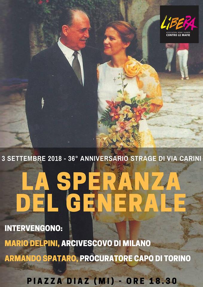 Milano ricorda Carlo Alberto dalla Chiesa