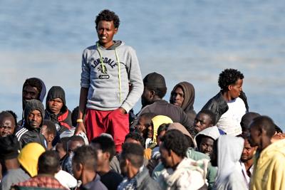 Migranti mare afp