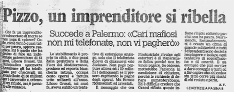Lettera caro estortore